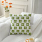 Canvas Decorative Throw Pillow Cover, Plant and Floral Print, 17.7*17.7in Square