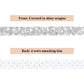 Sewing Sequin Trim 0.9 Inch 4 Row, 25 Yards Glitter Sequin Ribbon Metallic Stretch Bling Strip DIY Craft Decoration