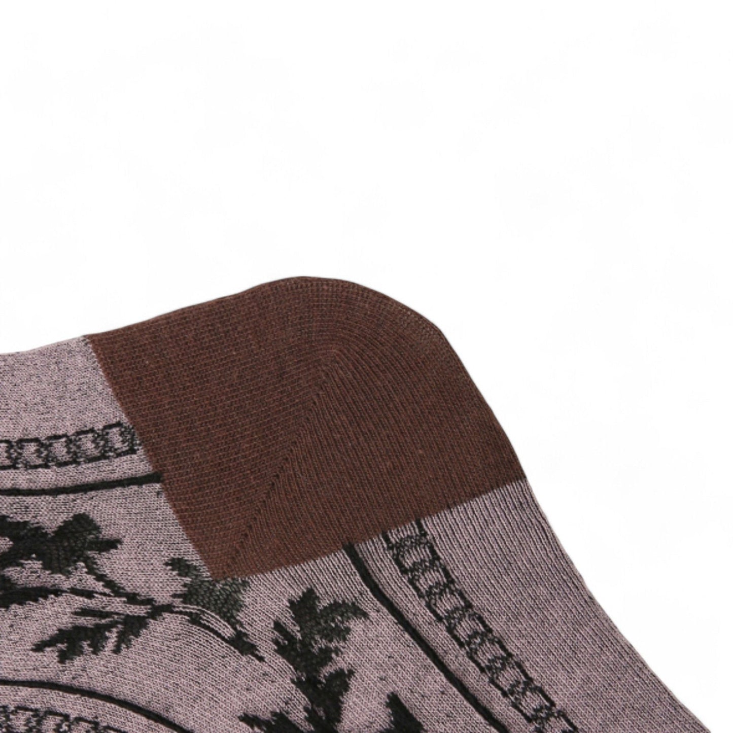 Women's 3-Pack Patterned Crew Socks with Vintage Embroidered Floral and Abstract Prints