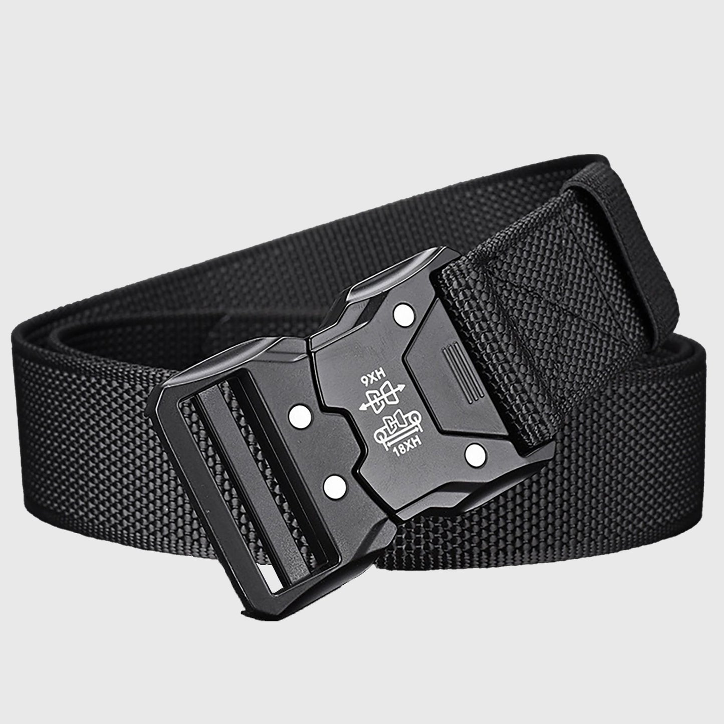 Tactical Nylon Belt - Heavy-Duty Quick-Release Buckle Belt for Outdoor, Casual & Everyday Wear