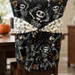 Halloween Dining Chair Back Cover with Decorative Bow