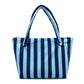 Striped Terry Cloth Tote Bag Roomy Beach and Travel Shoulder Carryall