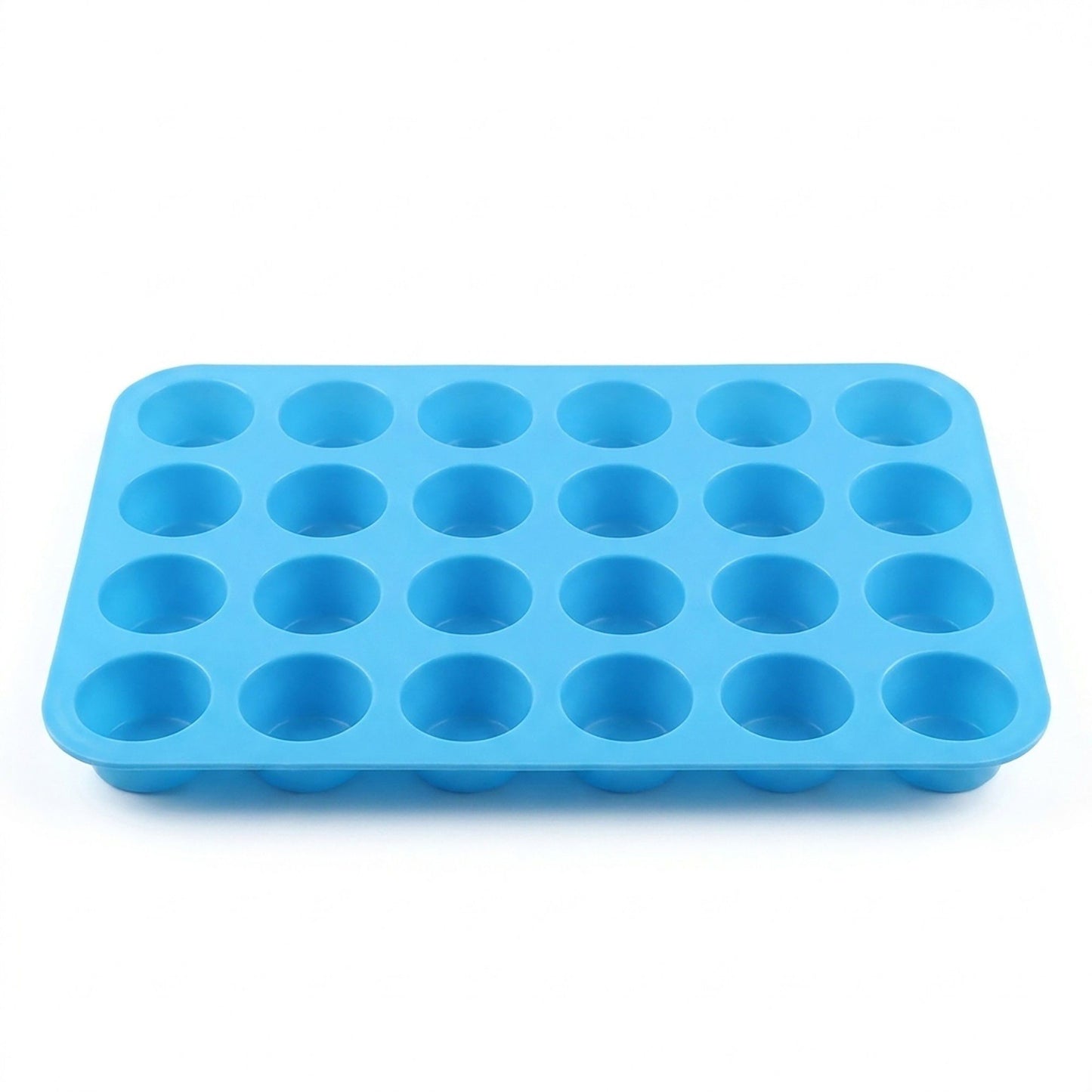 24-Cup Mini Muffin Pan - Non-Stick Bite-Sized Cupcake Mold for Baking