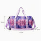 Mesh Duffel Bag with Top Handles Adjustable Shoulder Strap Lightweight Gym Travel Weekender Tote