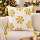 Christmas Peppermint Tufted Tassel Throw Pillow Cover