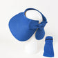 Women's Wide Brim Visor Hat with Bow Detail Adjustable Velcro Closure for Beach or Outdoor Protection