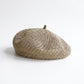 Open Knit Beret Hat with Soft Slouchy Shape