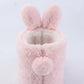 Fuzzy Bunny Slipper Boots