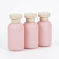 4 Piece Travel Toiletry Bottle Set with Zippered Pouch