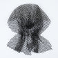 Rhinestone Mesh Head Wrap Sparkle Tie Back Hair Scarf