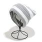 Unisex Striped Knit Beanie Hat Cuffed Warm Winter Cap