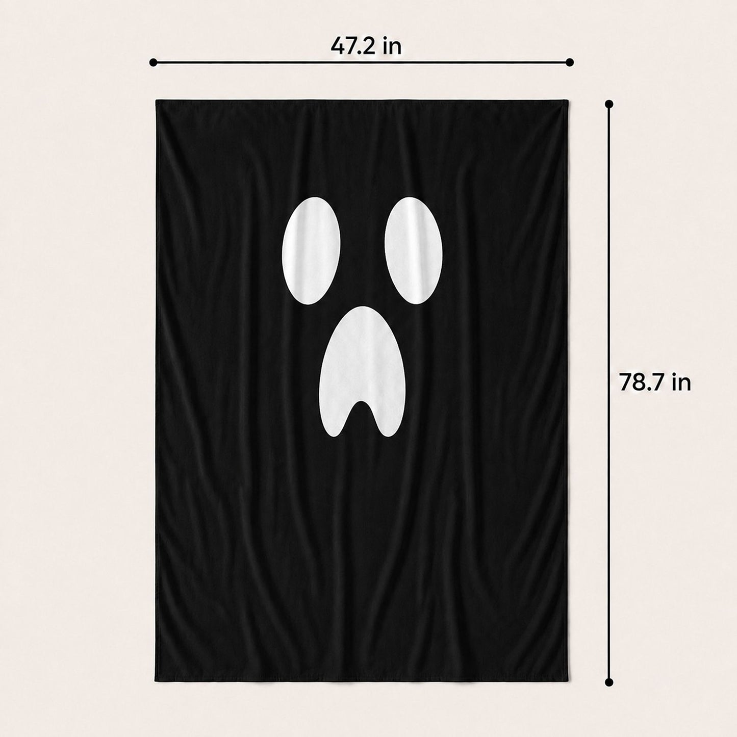 4 Pack Halloween Ghost Chair Covers Party Decorations
