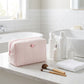 Knit Makeup Bag Large Capacity Cosmetic Pouch Travel Toiletry Organizer