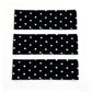 Polka Dot Stretch Headbands 3 Pack Soft Cotton Hair Bands Wide Headwrap for Daily Wear