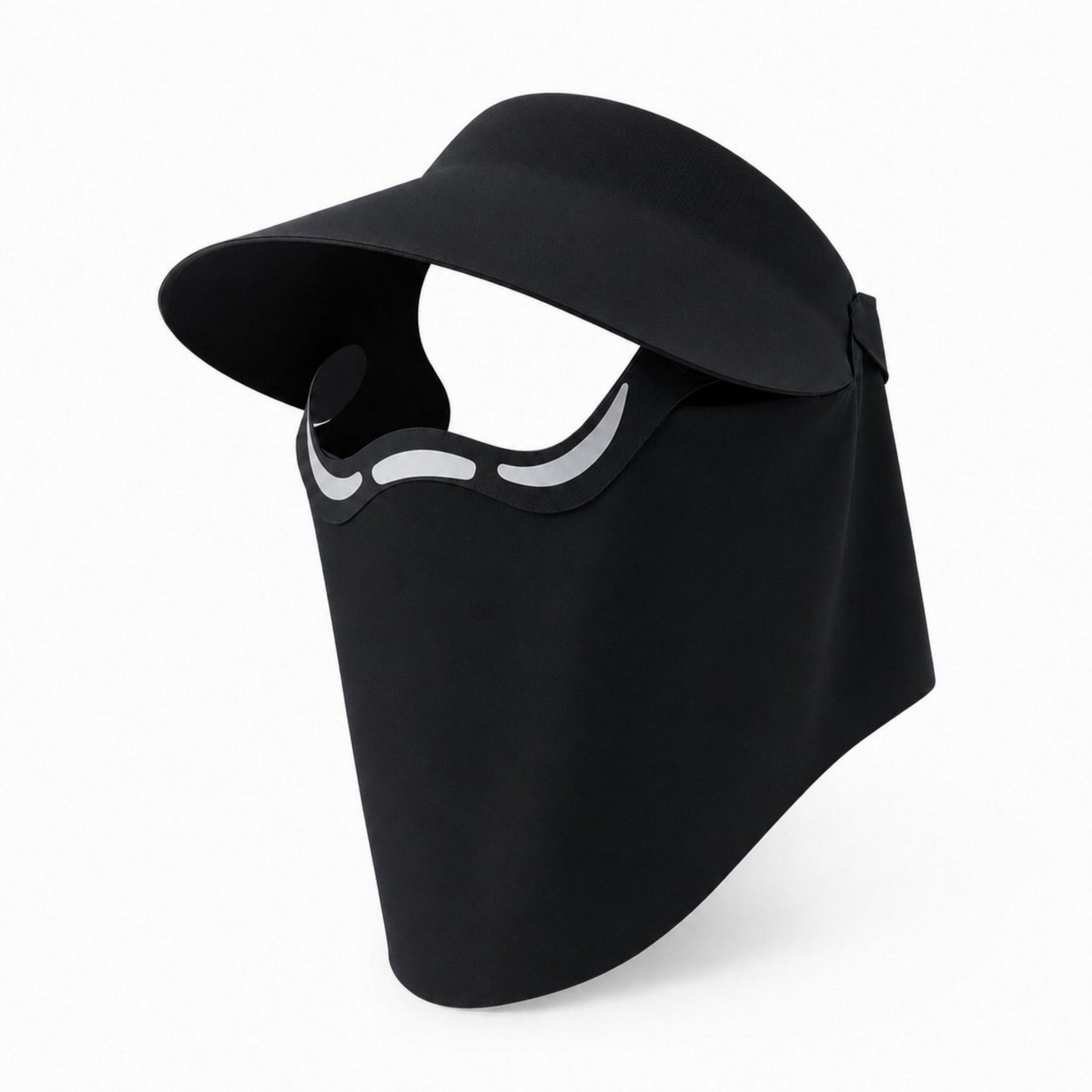 Magnetic Detachable Face Cover Visor Hat with Wide Brim and Neck Coverage
