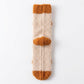 Fuzzy Pumpkin Crew Socks 2 Pair US 5-10.5