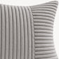 2 Pack Soft Corduroy Throw Pillow Covers 18 x 18 Inch and 12 x 20 Inch