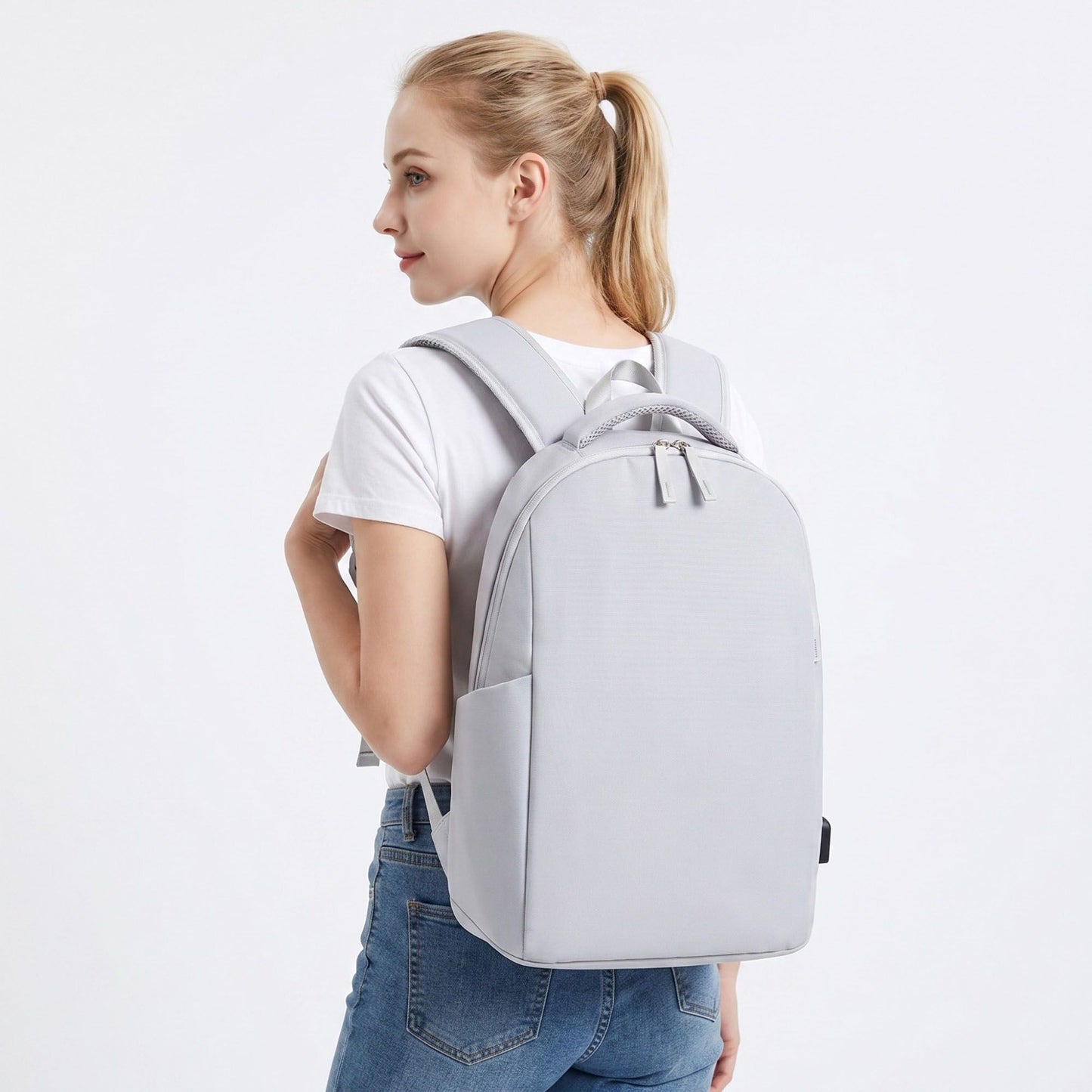 Essential Minimalist Laptop Backpack -  Commuter Daypack for Office, School, and Travel