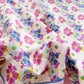 Floral Print Cotton Square Scarf Lightweight Soft Neck Hair Head Scarf Wrap 25.5¡Á25.5 Inches