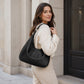 Oversized Slouchy Hobo Shoulder Bag with Adjustable Strap