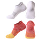 2-Pair Set Low-Cut Athletic Socks with Honeycomb Mesh Ventilation Arch Compression and Cushioned Heel Fit