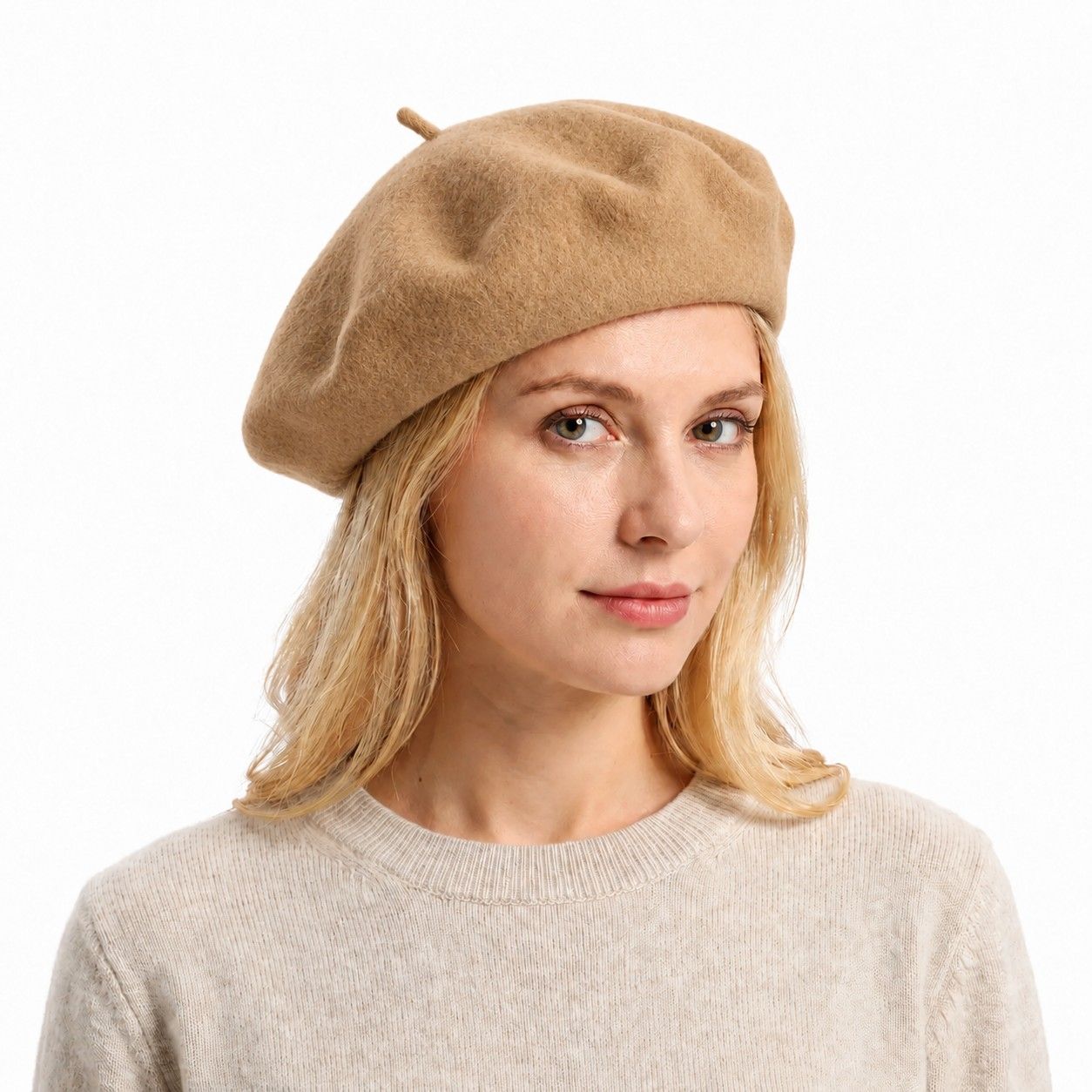 Wool Beret Hat Classic French Painter Cap Soft Felt Everyday Style
