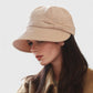Wide Brim Bucket Hat with Side Bow Detail and Structured Crown