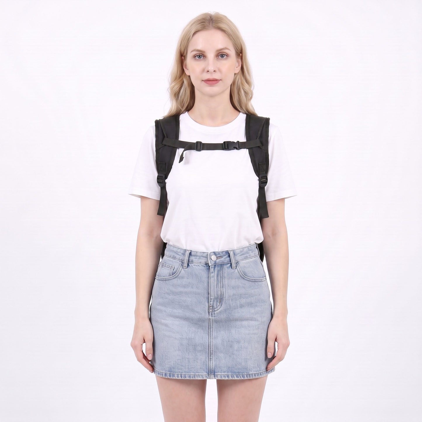 Lightweight Backpack with Multiple Zip Pockets and Side Pockets