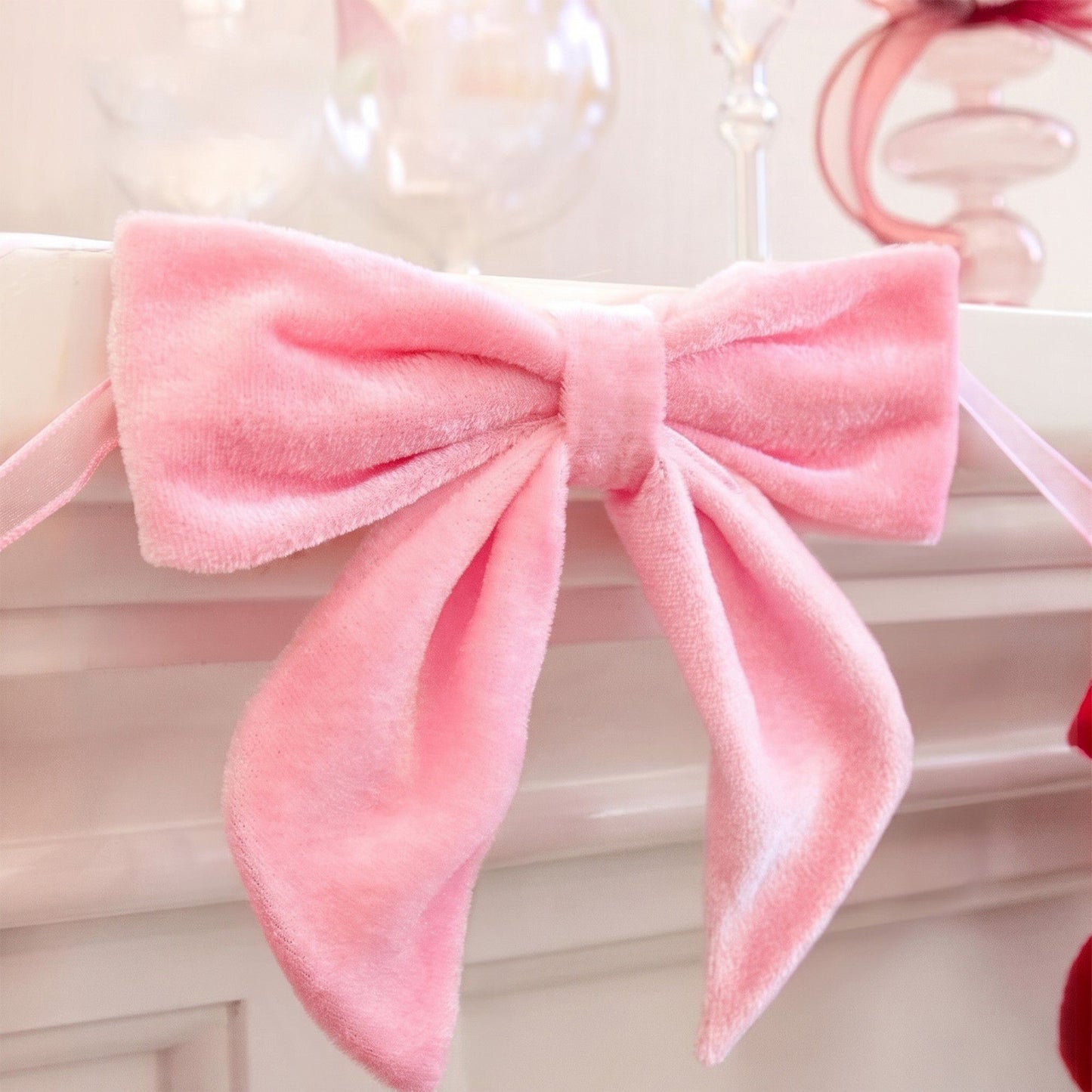 Decorative Bow Garland for Parties and Holiday Decor
