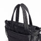 Quilted Puffer Tote Bag with Adjustable Shoulder Strap Multi Pocket Lightweight Carryall Handbag 13x6x10 in