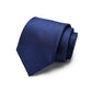 Men's Solid Smooth Finish Tie Classic Necktie 57 Inch Length 3.1 Inch Width Formal Business Accessory