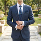Men's Paisley Pattern Tie Gift Set with Matching Pocket Square Cufflinks and Silver Tie Clip