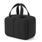 Travel Makeup Bag with Dividers and Carry Handles