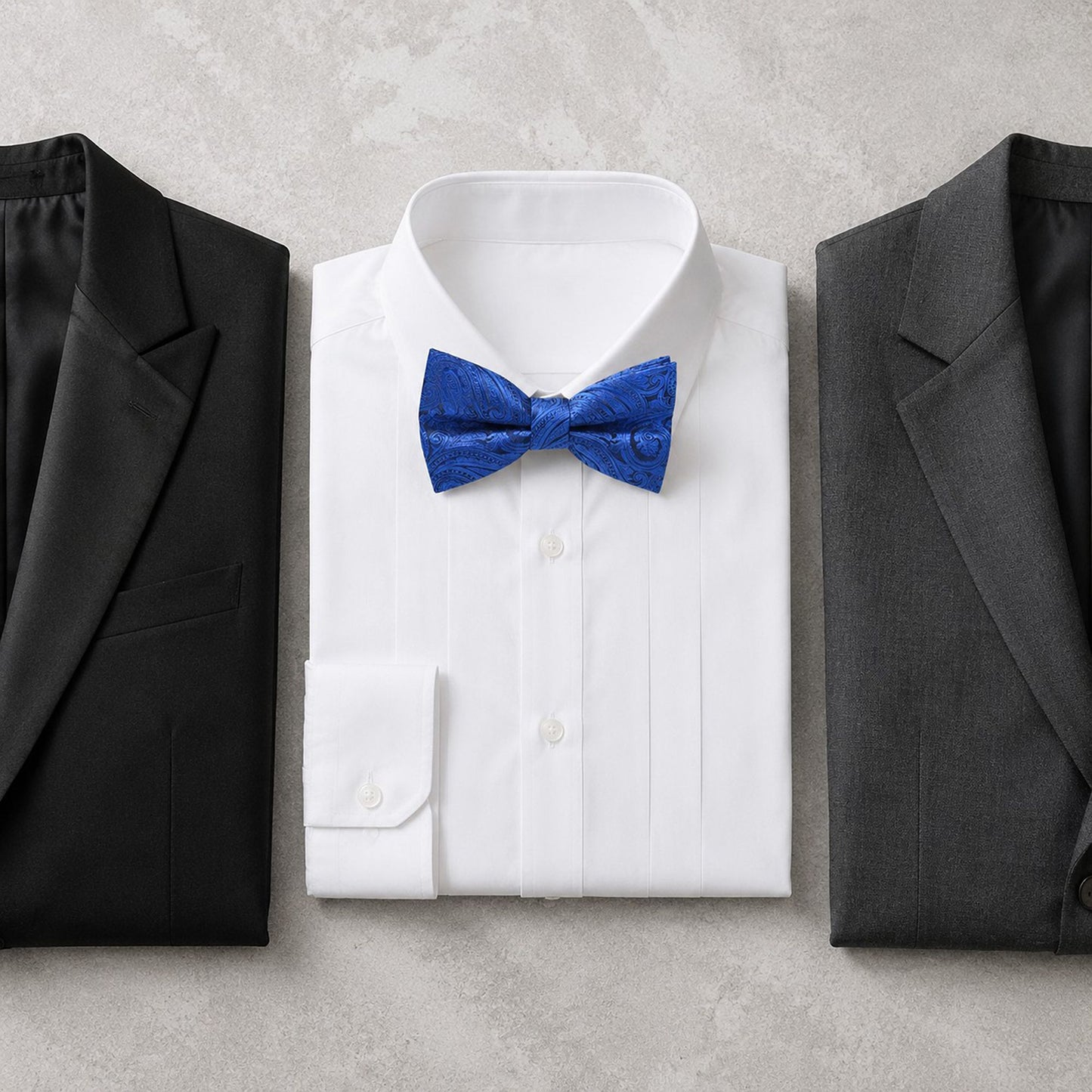 Pre Tied Paisley Bow Tie Adjustable Formal Suit and Tuxedo Accessory