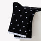 Non Slip Grip Crew Socks 3 Pair Pack Polka Dot Ruffle Cuff