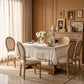 Off White Floral Lace Square Tablecloth with Scalloped Edges 55.1x55.1in