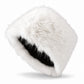 Faux Fur Pillbox Hat Soft Plush Brimless Winter Fashion Cap