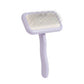 Pet Slicker Brush for Dogs and Cats with Comfortable Handle and Metal Bristles Grooming Tool
