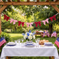 Decorative Bow Garland for Parties and Holiday Decor