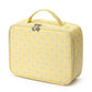 Polka Dot Travel Makeup Case with Dividers and Mirror