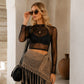 Crochet Fringe Triangle Wrap Belt