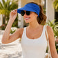 Pleated Visor - Lightweight Sport Sun Hat for Beach and Tennis