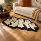 Halloween Shaped Long Accent Rug Nonslip Floor Mat 15.7 x 47.2 Inches