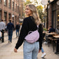 Flap Crossbody Bag with Adjustable Strap and Top Handle