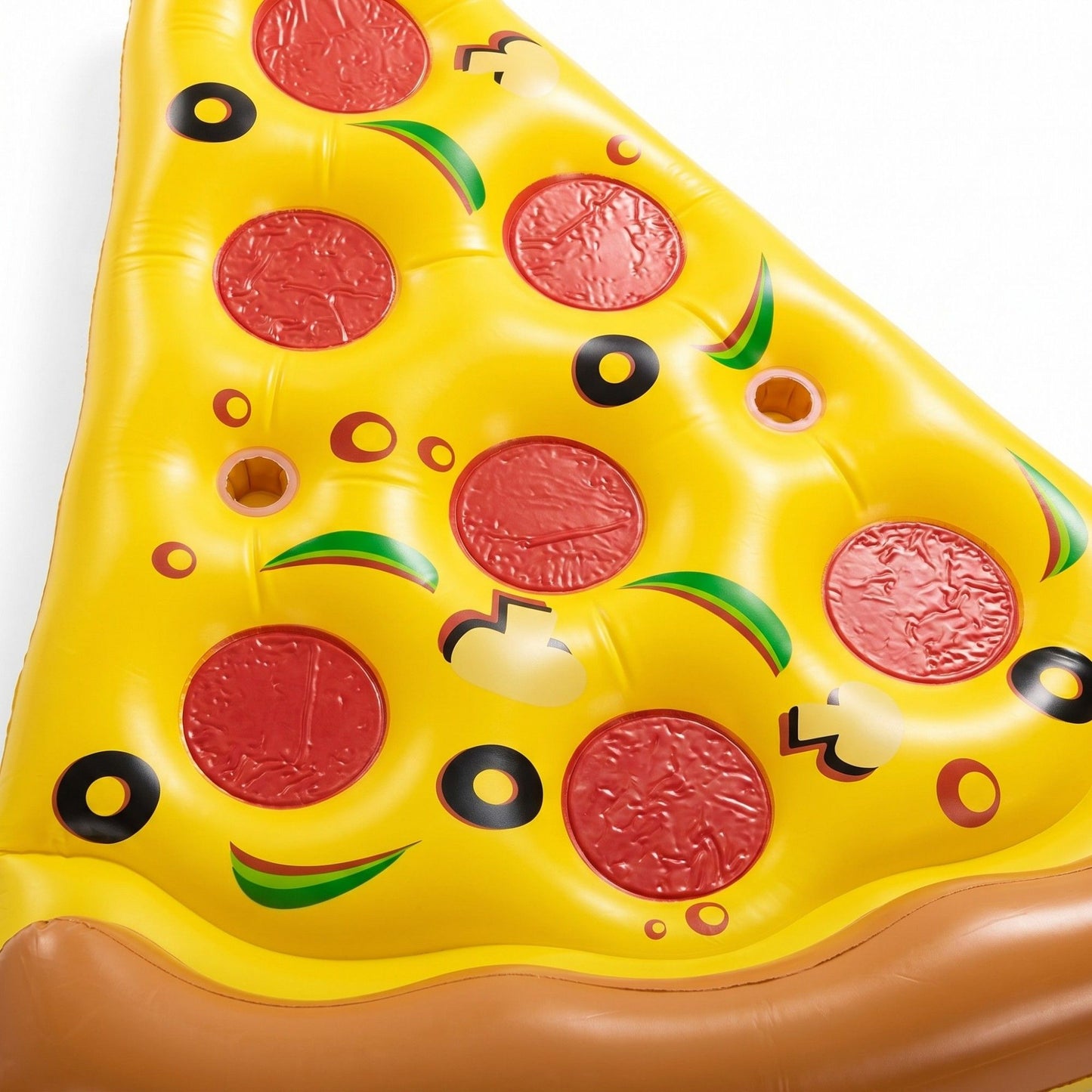 Inflatable Food-Themed Pool Lounge Float with Backrest Durable PVC Water Float for Pool Beach Lake 68.9x68.9in
