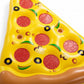 Inflatable Food-Themed Pool Lounge Float with Backrest Durable PVC Water Float for Pool Beach Lake 68.9x68.9in