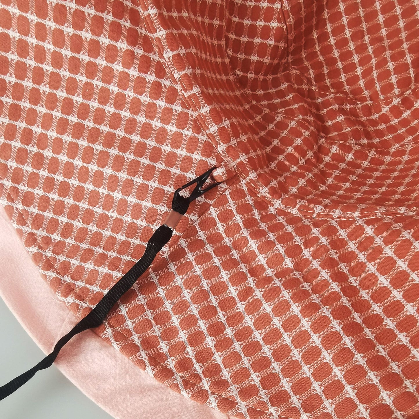 Women's HAPPINESS Embroidered Wide - Brim Bucket Hat