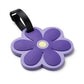 2 Pack Flower Shaped Luggage Tags with Attachment Straps