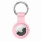 2 Pack AirTag Holder Keychain Case with Secure Lock Carabiner Clip for Bags Keys Luggage Pet Collar Protective Cover