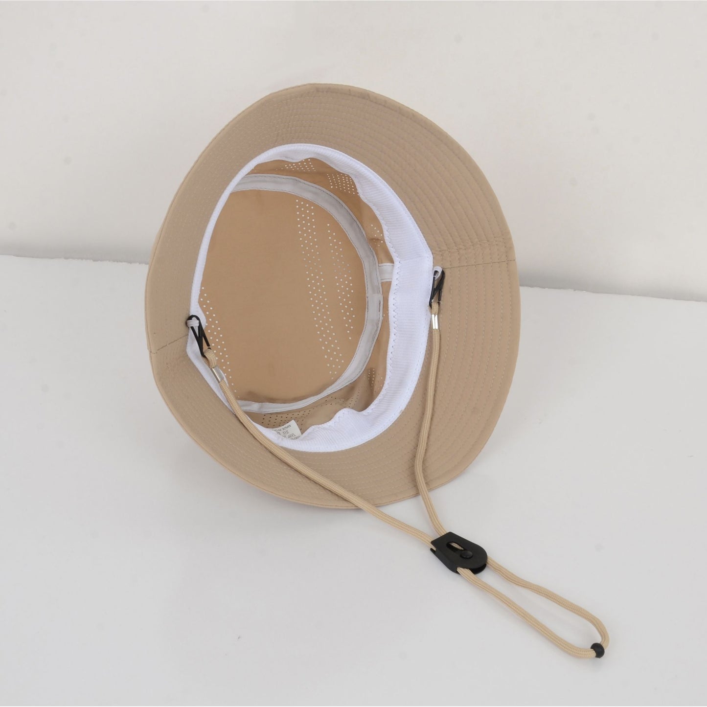 Lightweight Packable Bucket Hat with Ventilated Crown Chin Strap and Adjustable Fit for Travel Hiking and Outdoor Use